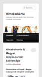 Mobile Screenshot of himzesmania.aphonix.hu